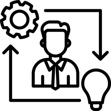 Change Management line icon