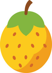 breadnut fruit vector on white background 