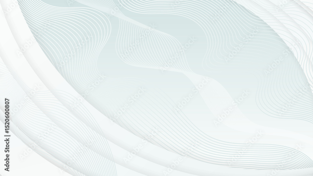 Poster white smooth shape abstract background vector