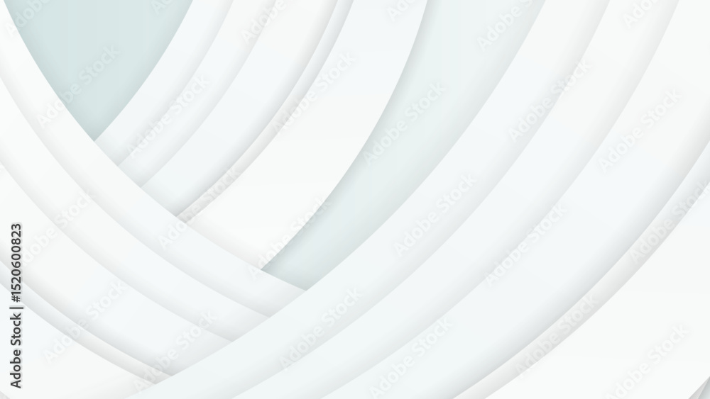 Poster white smooth shape abstract background vector