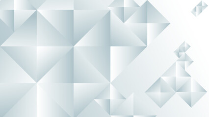 White abstract shapes background vector illustration