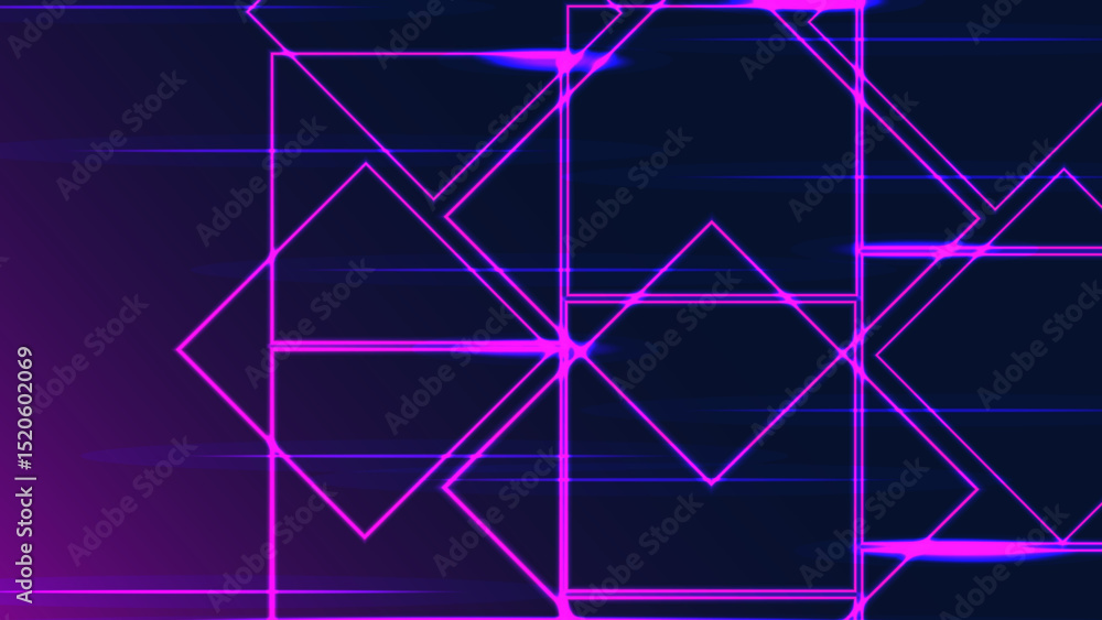 Poster gradient neon light motion vector background