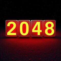 2048 new year in block