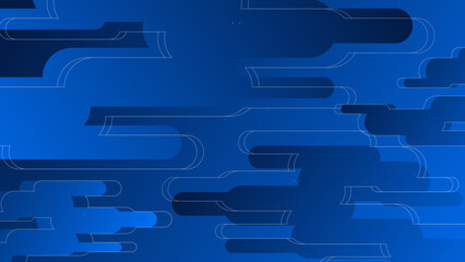 Abstract blue background shape illustration design