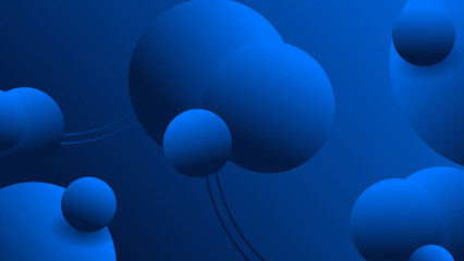 Abstract blue background shape illustration design