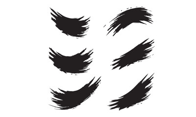 Black paint splatters