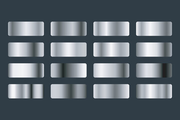 silver gradient pattern palette collection set