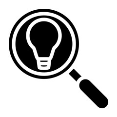 Insights Vector Glyph Icon Design
