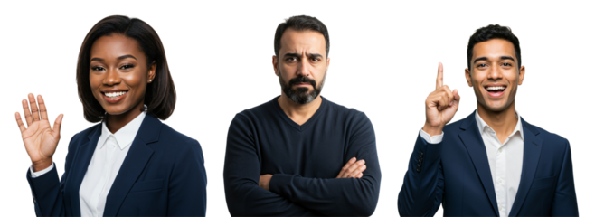 Diverse Group of Professionals Smiling and Engaging in a Business Setting