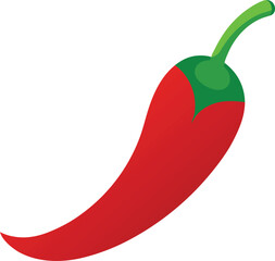 chili pepper vector on white background  .eps