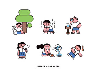 Characters who avoid summer heat waves