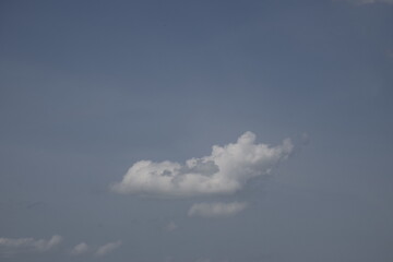Peaceful Sky with Scattered Clouds