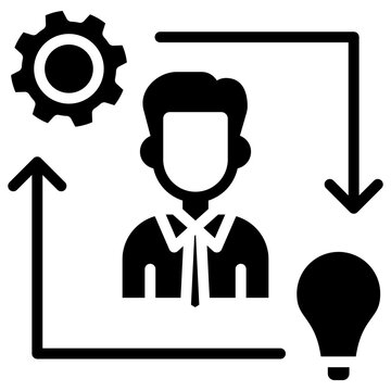 Change Management glyph icon