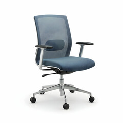 Fototapeta premium A shiny metal adjustable wrench with a hole in the handle resting on a white surface alone isolated