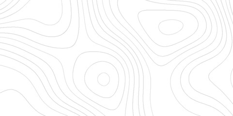 White background topography contour map with various seamless abstract geometric stripes, geological abstract Topographic contour lines map seamless pattern,  geometric pattern of gray lines.