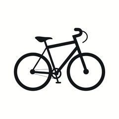 Obraz premium Bicycle Vector icon silhouette