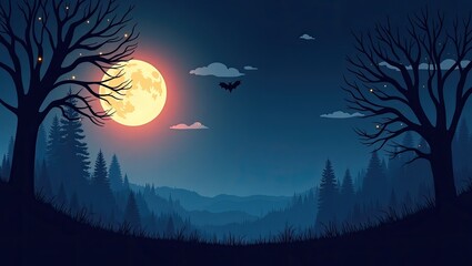 halloween night background