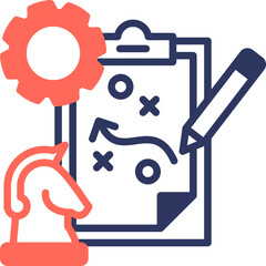 Strategic Planning mixed color icon