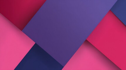 Overlapping vibrant geometric paper shapes design