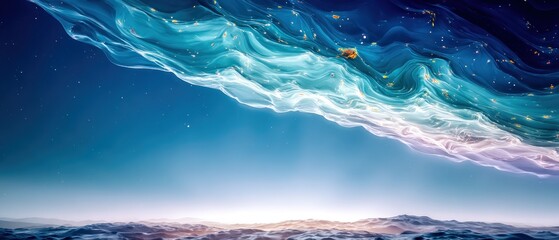 Abstract celestial expanse