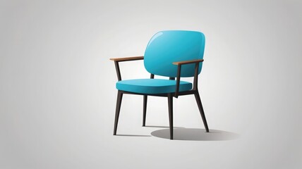 Minimalist Chair Illustration
