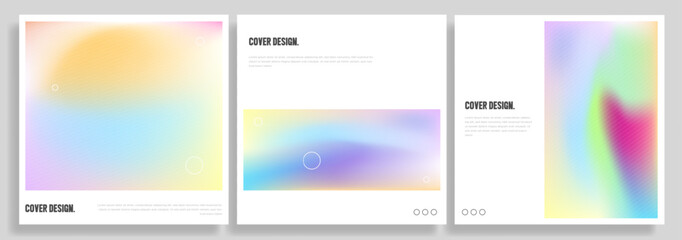 Pastel Dream Abstract Gradient Covers.