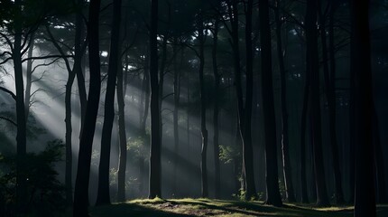 fog in the forest