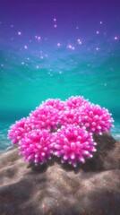 Underwater coral display