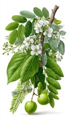 Floral botanical illustration