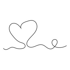 Hearts doodles icon in hand drawn style. Handmade red heart on isolated background. Love doodle sign business concept. Romance and love Vector illustrations