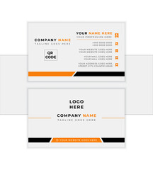 Clean professional business card template

