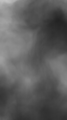 Black and white smoke vertical illustration background.