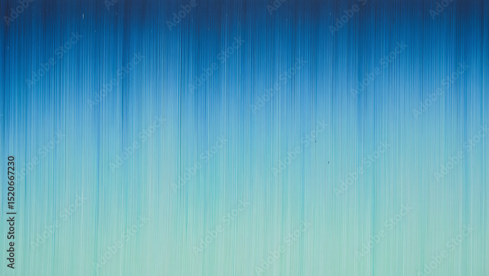 Poster abstract background featuring a gradient of blue and light green with vertical lines effect texture
