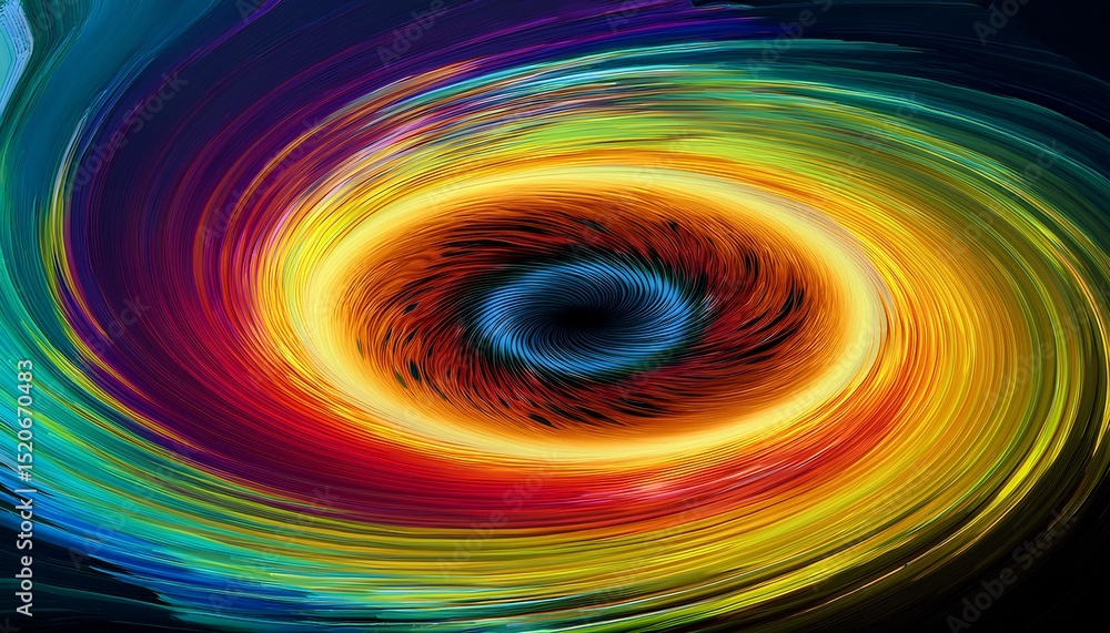 Poster abstract colorful swirl background with circle