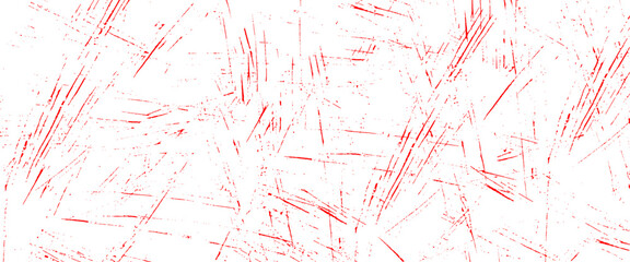 Vector red grunge scratches texture sketch texture