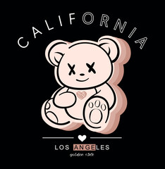 beach bear, Los Angeles, California