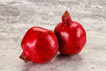 Fresh sweet juicy pomegranate fruit