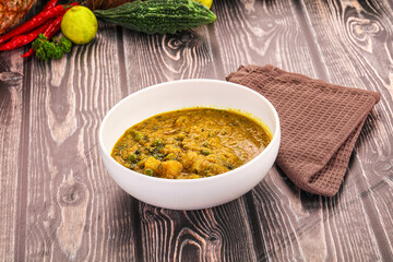 Aloo masala with green peas