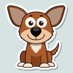 cartoon, animal, illustration, vector, dog, cute, baby, mammal, pet, bear, isolated, brown, character, drawing, puppy, comic, funny, smile, fun, happy, wild, clipart, tail, squirrel, art