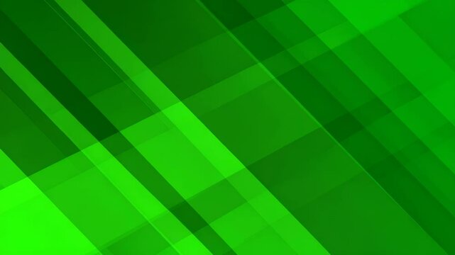 Overlapping, green rectangles and parallelograms