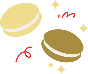 Bakery Cake Icon Illustration Baking Tools Pastry Bread Donuts Cupcakes Cookies and Kitchen Equipment Baker House Pastry Muffin