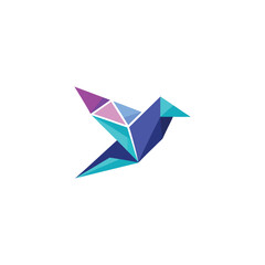 bird logo design vector 