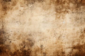Obraz premium Authentic Vintage Paper Texture Brown Grunge Background Design Element for Retro Projects