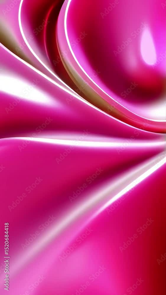 Poster abstract pink swirling motion graphics: dynamic fluid design