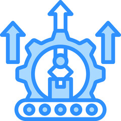 Obraz premium Lean Manufacturing Icon