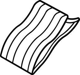 Nose Pore Strips outline vector and illustration, coloring book page