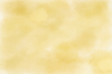 Yellow watercolor abstract background texture. A light yellow background with watercolor painting. Orange old paper texture background.