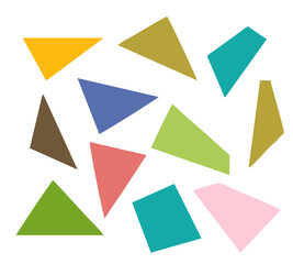 A retro black-and-white geometric pattern background featuring abstract line art of circles, triangles, and squares. This trendy set of Bauhaus-inspired, op-art vector backgrounds blends vintage style