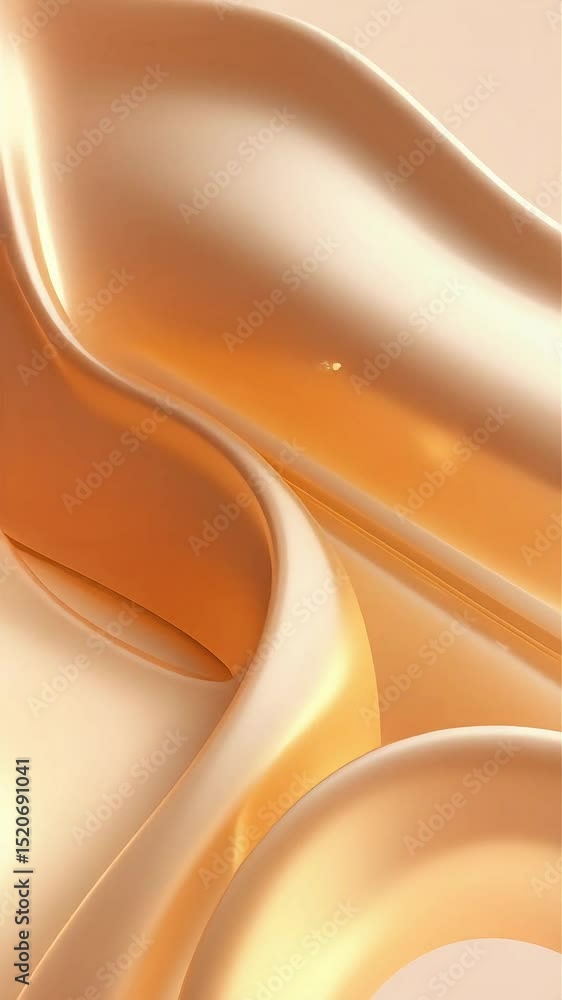 Poster Abstract Golden Fluid Forms: A Dynamic Visual Journey