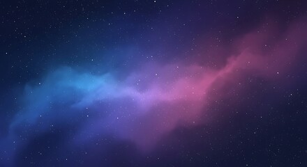 Cosmic Nebula Background Purple Blue Starry Night Sky Space Galaxy